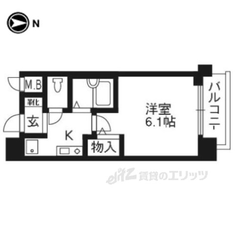 京都府京都市下京区玉津島町 四条駅 1K マンション 賃貸物件詳細