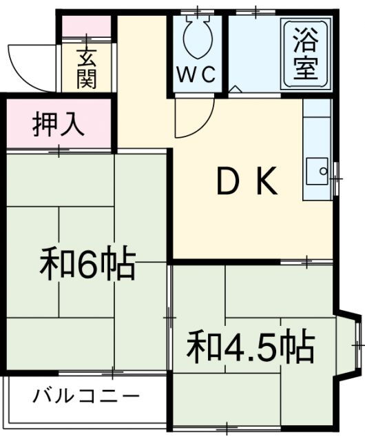 千葉県船橋市習志野５ 実籾駅 2DK アパート 賃貸物件詳細