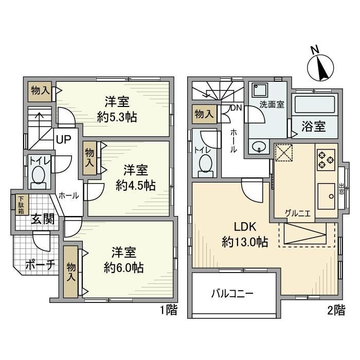 東京都杉並区宮前４ 久我山駅 3LDK 一戸建て 賃貸物件詳細