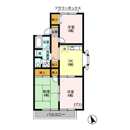 千葉県千葉市花見川区朝日ケ丘１ 新検見川駅 3DK アパート 賃貸物件詳細