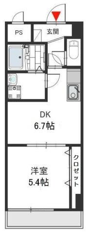 大阪府東大阪市荒本新町 荒本駅 1DK マンション 賃貸物件詳細