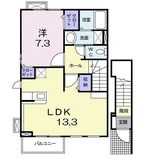 広島県広島市東区中山南２ 矢賀駅 1LDK アパート 賃貸物件詳細