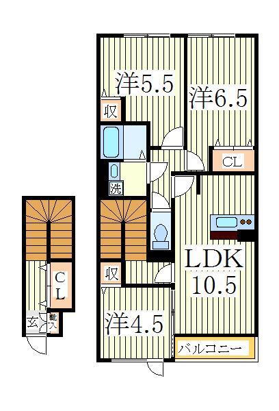 千葉県柏市篠籠田 豊四季駅 3LDK アパート 賃貸物件詳細