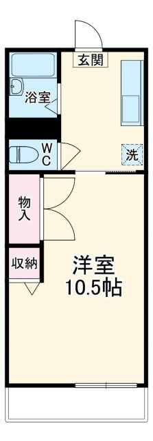埼玉県草加市氷川町 草加駅 1K アパート 賃貸物件詳細