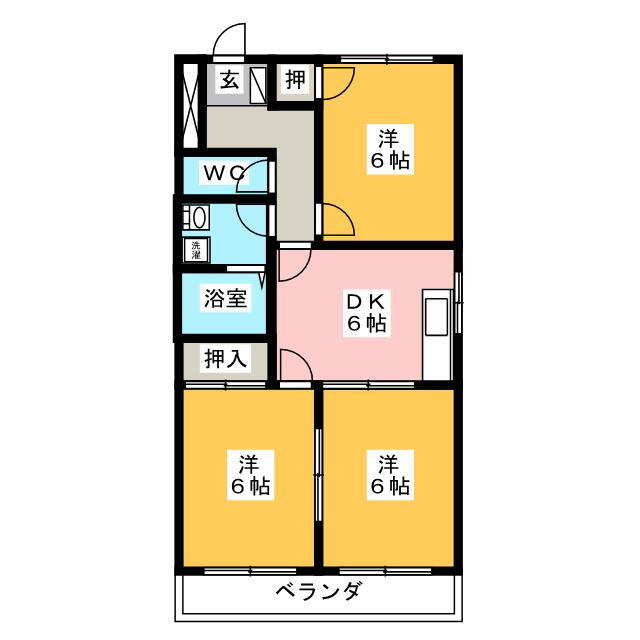岐阜県大垣市本今３ 3DK マンション 賃貸物件詳細