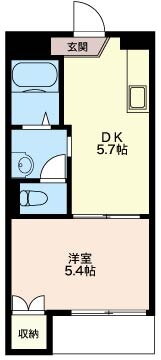 パークハイム小山 1階 1DK 賃貸物件詳細