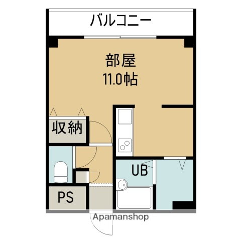 北海道函館市日吉町１ 湯の川駅 1K マンション 賃貸物件詳細