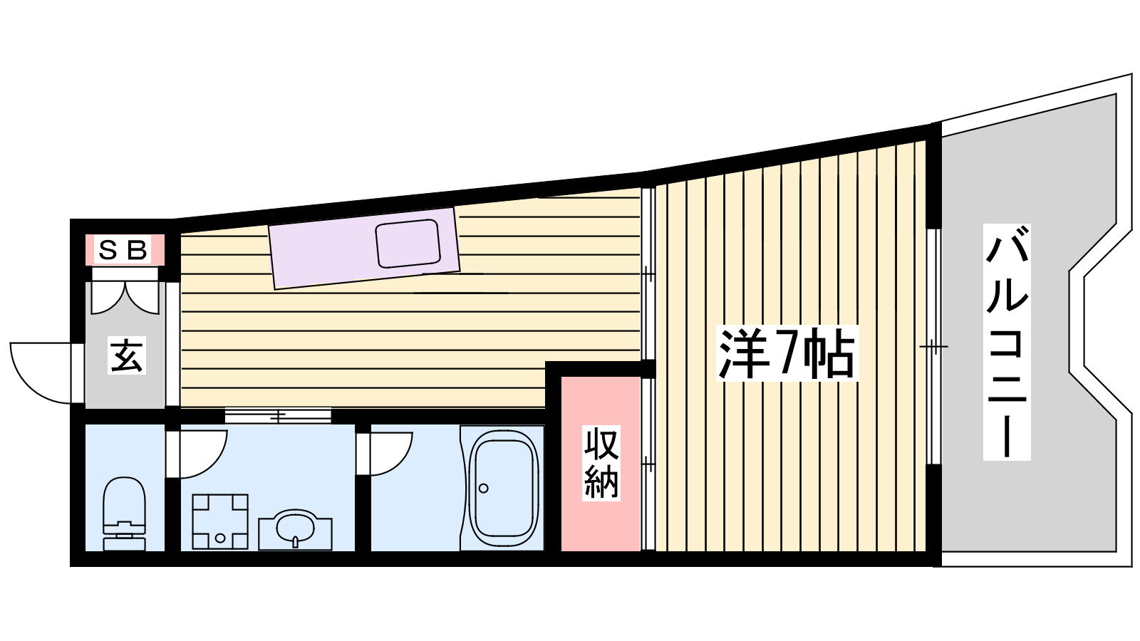 兵庫県姫路市琴岡町 姫路駅 1DK マンション 賃貸物件詳細