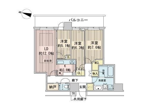 ＯＮＥ札幌ステーションタワー 46階 3LDK 賃貸物件詳細