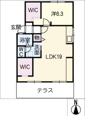 愛知県一宮市今伊勢町馬寄字御祭田 石刀駅 1LDK アパート 賃貸物件詳細