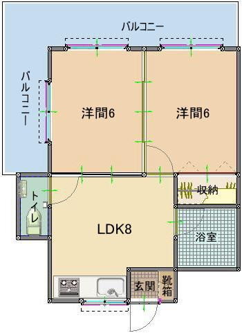 沖縄県浦添市内間５ 2DK マンション 賃貸物件詳細