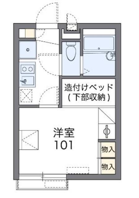 神奈川県川崎市多摩区枡形２ 向ヶ丘遊園駅 1K アパート 賃貸物件詳細