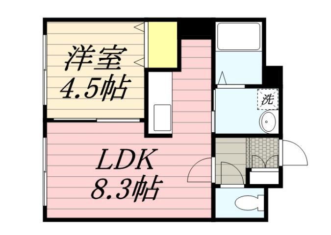 北海道札幌市白石区菊水六条２ 菊水駅 1DK アパート 賃貸物件詳細