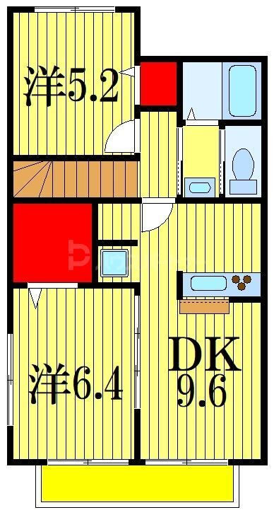 シェルガーデン 2階 2DK 賃貸物件詳細