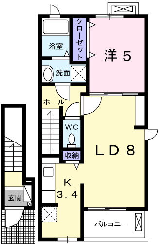 兵庫県姫路市井ノ口 姫路駅 1LDK アパート 賃貸物件詳細