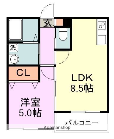 福岡県福岡市東区香椎駅前３ 西鉄香椎駅 1LDK アパート 賃貸物件詳細