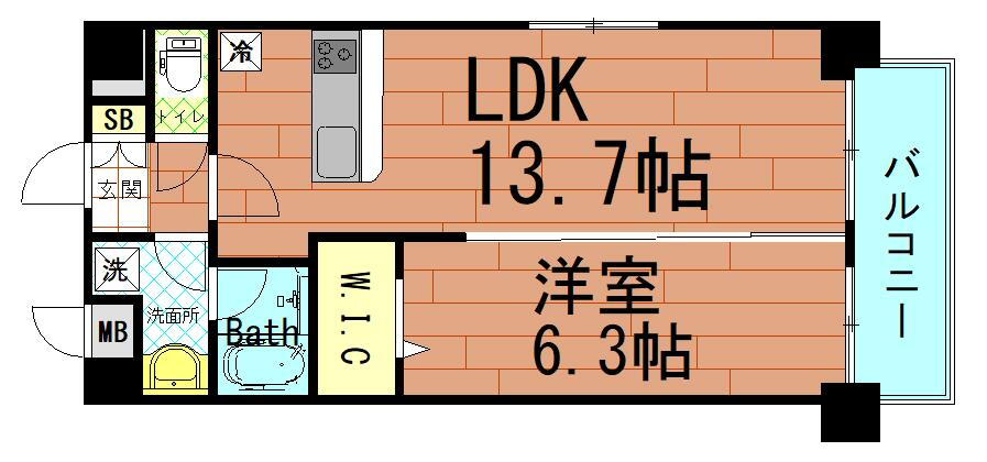 大阪府大阪市西区新町４ 西長堀駅 1LDK マンション 賃貸物件詳細