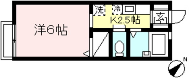 サンシティー狛江 1階 1K 賃貸物件詳細