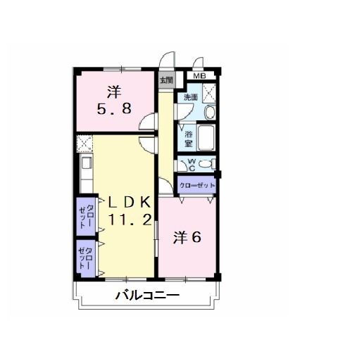 茨城県鹿嶋市大字宮中 鹿島神宮駅 2LDK マンション 賃貸物件詳細