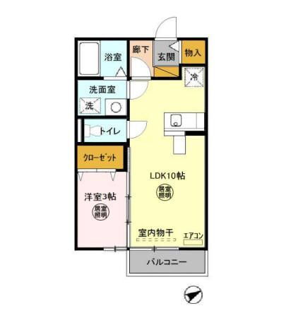 千葉県木更津市清見台東３ 木更津駅 1LDK アパート 賃貸物件詳細