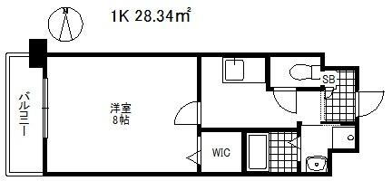 ツルトスコ２番館 3階 1K 賃貸物件詳細