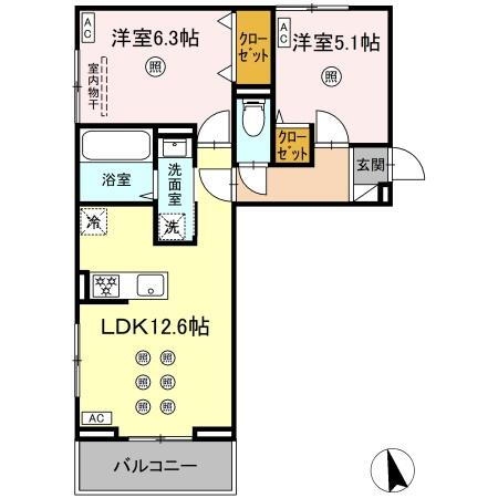 宮崎県延岡市古川町 延岡駅 2LDK アパート 賃貸物件詳細