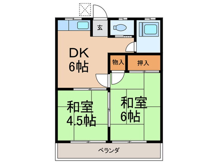 泉コーポ 3階 2DK 賃貸物件詳細