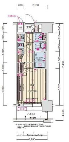 大阪府大阪市西淀川区姫里２ 姫島駅 1K マンション 賃貸物件詳細
