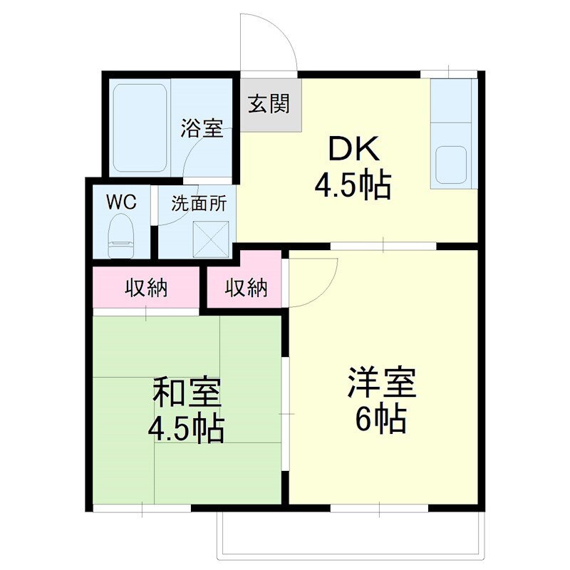 静岡県掛川市久保２ 掛川駅 2DK アパート 賃貸物件詳細