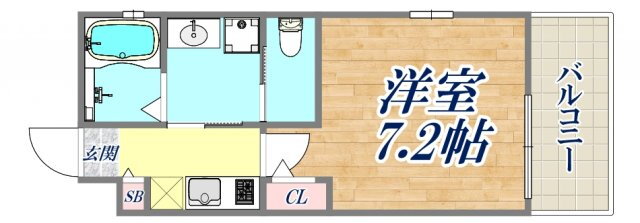 兵庫県神戸市中央区八雲通２ 三ノ宮駅 1K マンション 賃貸物件詳細