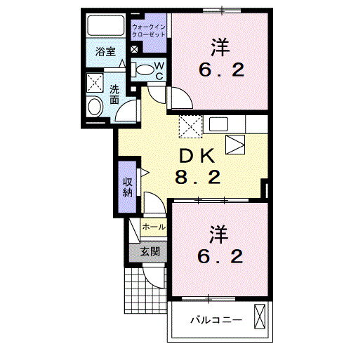 愛知県知多郡武豊町字池田１ 上ゲ駅 2DK アパート 賃貸物件詳細