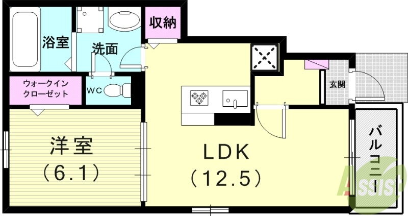 兵庫県神戸市西区玉津町高津橋 明石駅 1LDK アパート 賃貸物件詳細