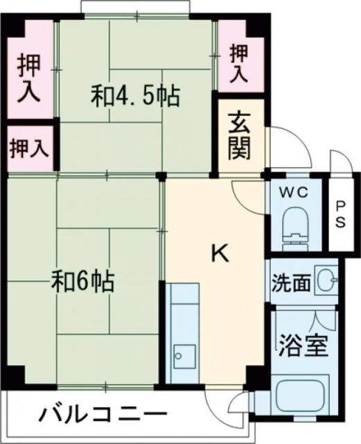 兵庫県加古川市尾上町長田 尾上の松駅 2K マンション 賃貸物件詳細