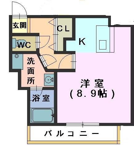 メゾン浅井 2階 1K 賃貸物件詳細