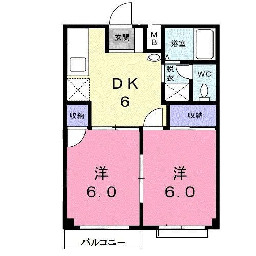 宮城県柴田郡柴田町西船迫１ 船岡駅 2DK アパート 賃貸物件詳細