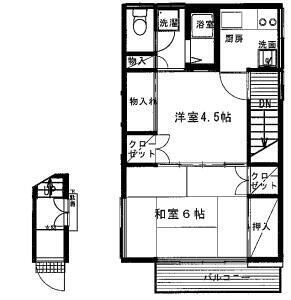 パレ山王ＩＩ 2K 賃貸物件詳細