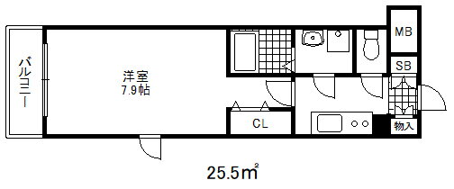 兵庫県神戸市中央区旭通２ 三ノ宮駅 1K マンション 賃貸物件詳細