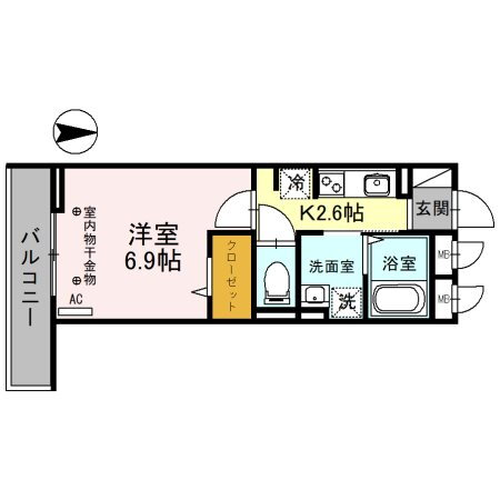 埼玉県草加市西町 草加駅 1K アパート 賃貸物件詳細