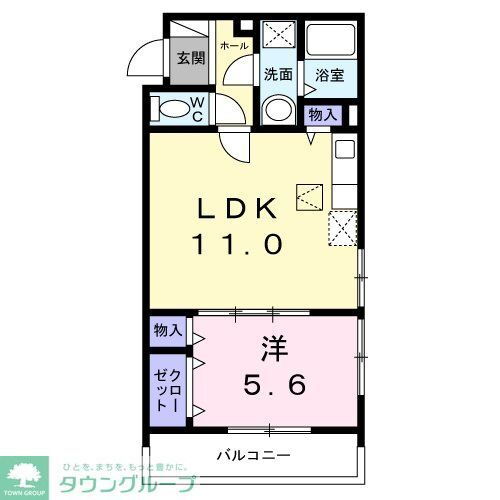 エアフォルク三ツ沢 1階 1LDK 賃貸物件詳細