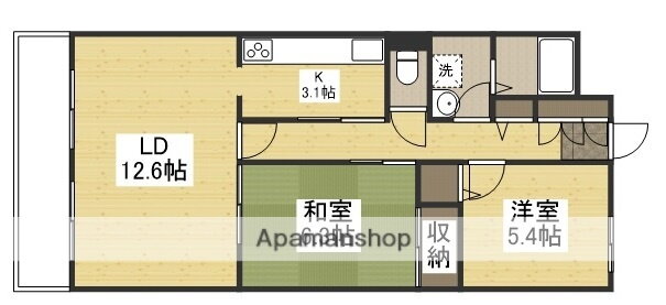 岡山県倉敷市茶屋町 茶屋町駅 2LDK マンション 賃貸物件詳細