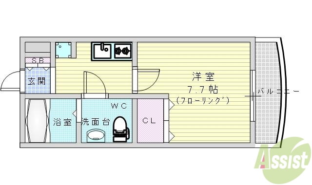大阪府大阪市北区豊崎５ 中津駅 1K マンション 賃貸物件詳細