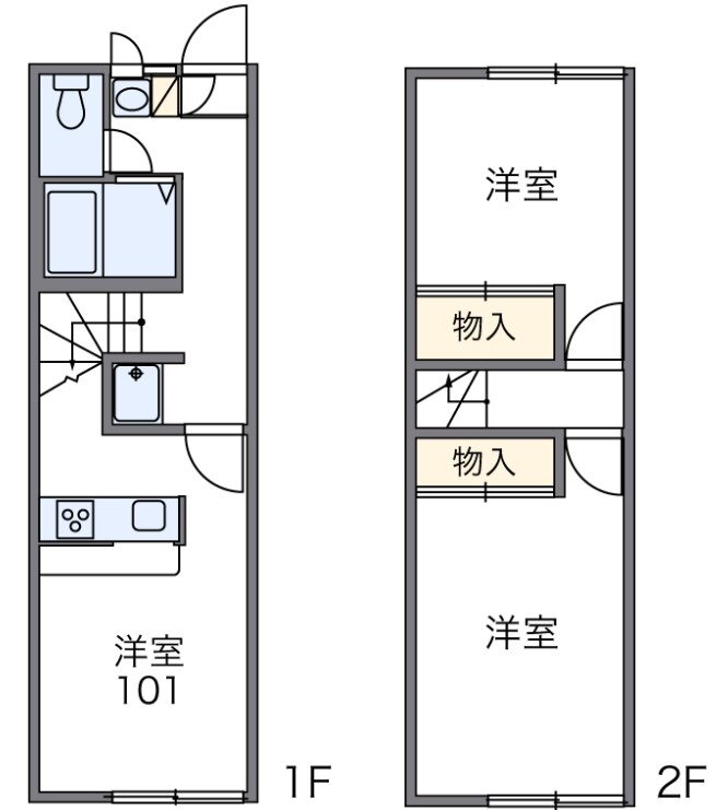 リンドウ 1階 2DK 賃貸物件詳細