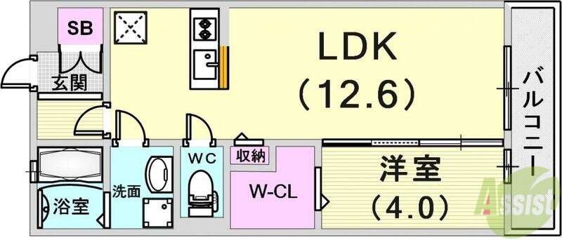 兵庫県神戸市北区鈴蘭台北町３ 鈴蘭台駅 1LDK アパート 賃貸物件詳細