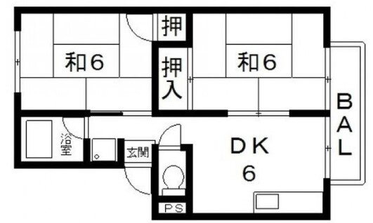 大阪府八尾市北木の本５ 八尾駅 2DK アパート 賃貸物件詳細