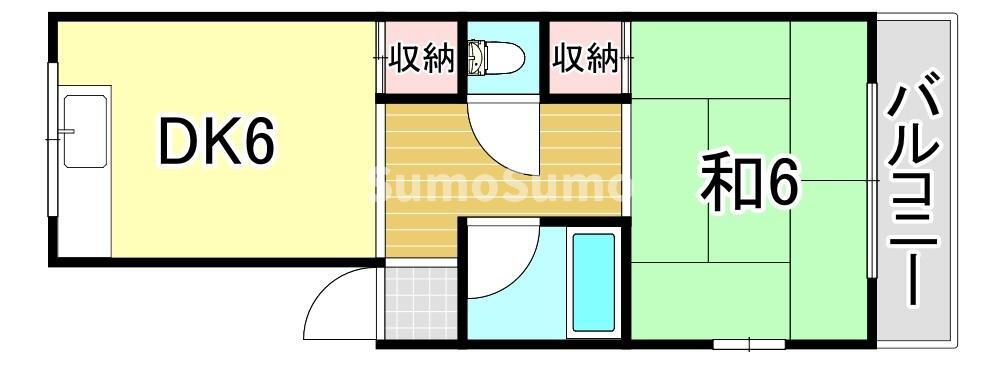 兵庫県神戸市長田区五番町１ 兵庫駅 1DK アパート 賃貸物件詳細