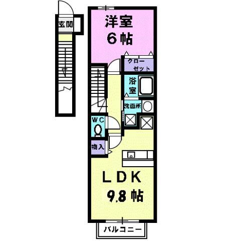愛知県北名古屋市徳重米野 徳重・名古屋芸大駅 1LDK アパート 賃貸物件詳細