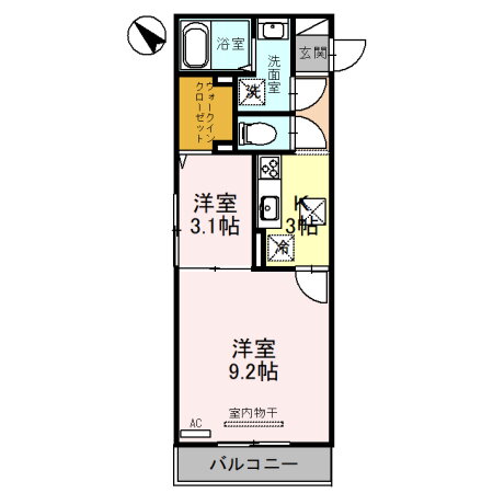埼玉県さいたま市大宮区上小町 大宮駅 2K アパート 賃貸物件詳細