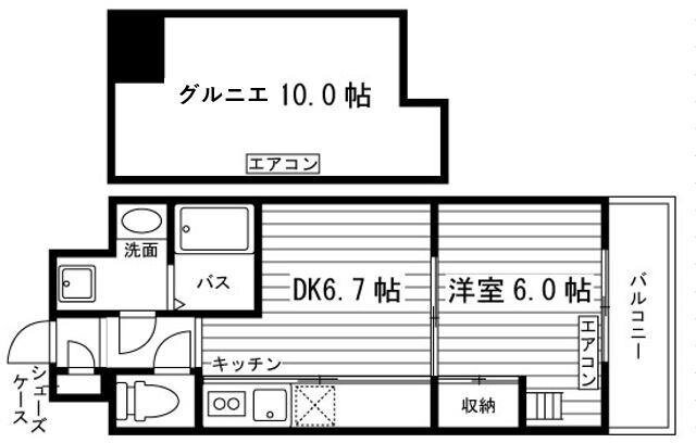 岡山県岡山市北区寿町 岡山駅 1DK マンション 賃貸物件詳細