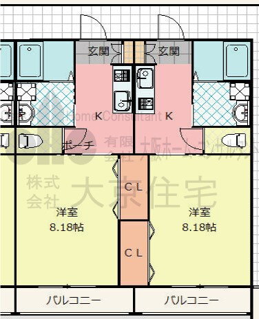 大阪府八尾市桜ヶ丘４ 近鉄八尾駅 1K アパート 賃貸物件詳細