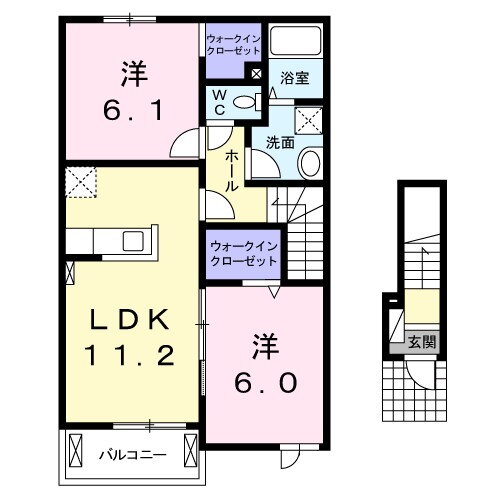 茨城県日立市田尻町７ 小木津駅 2LDK アパート 賃貸物件詳細